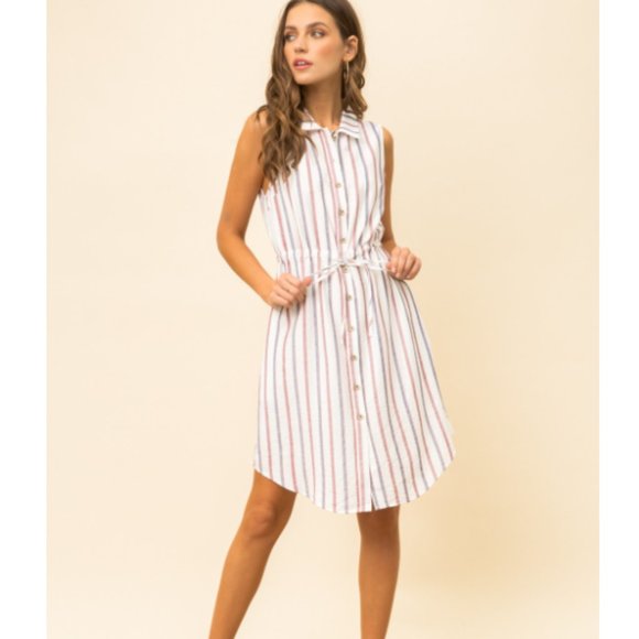 NWT Button Down Dress - Picture 1 of 4